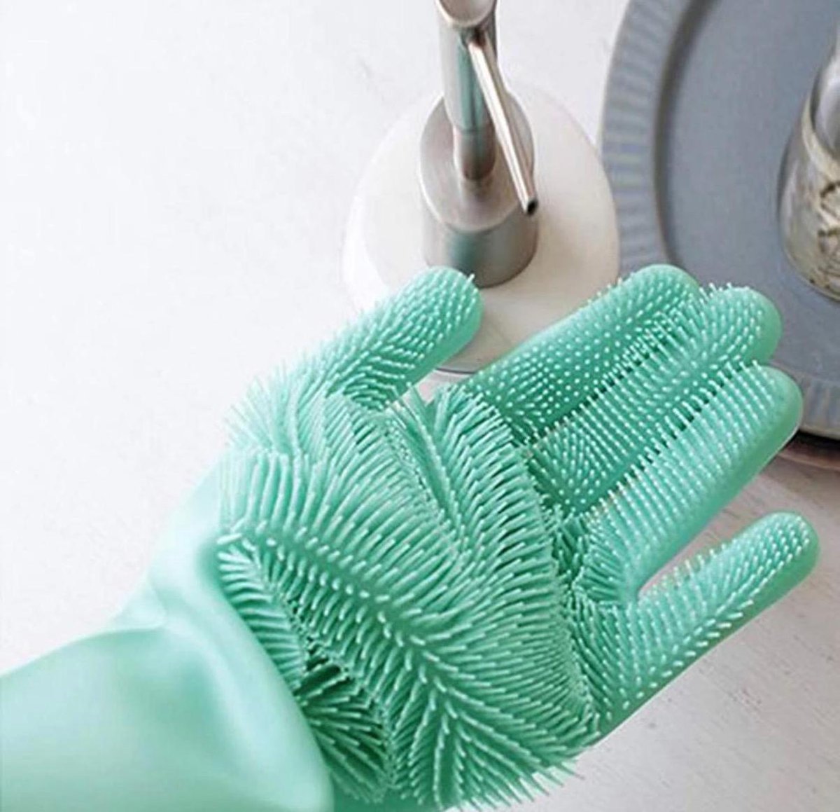 CleanGlove™️ | De Ultieme Siliconen Afwas Handschoen