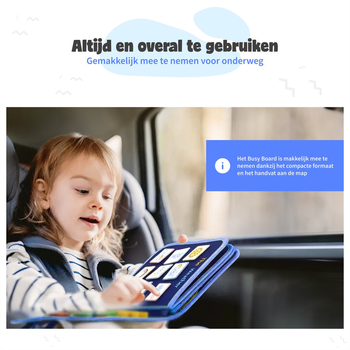 LearnPlay™️ | Stimuleer de ontwikkeling van je kind met het Montessori Busy Bord