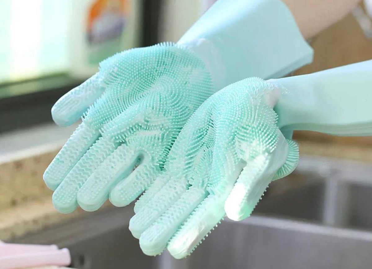 CleanGlove™️ | De Ultieme Siliconen Afwas Handschoen