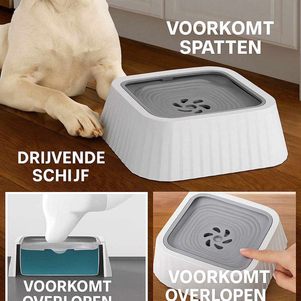 SpillStop™ | Anti-Mors Honden Drinkbak