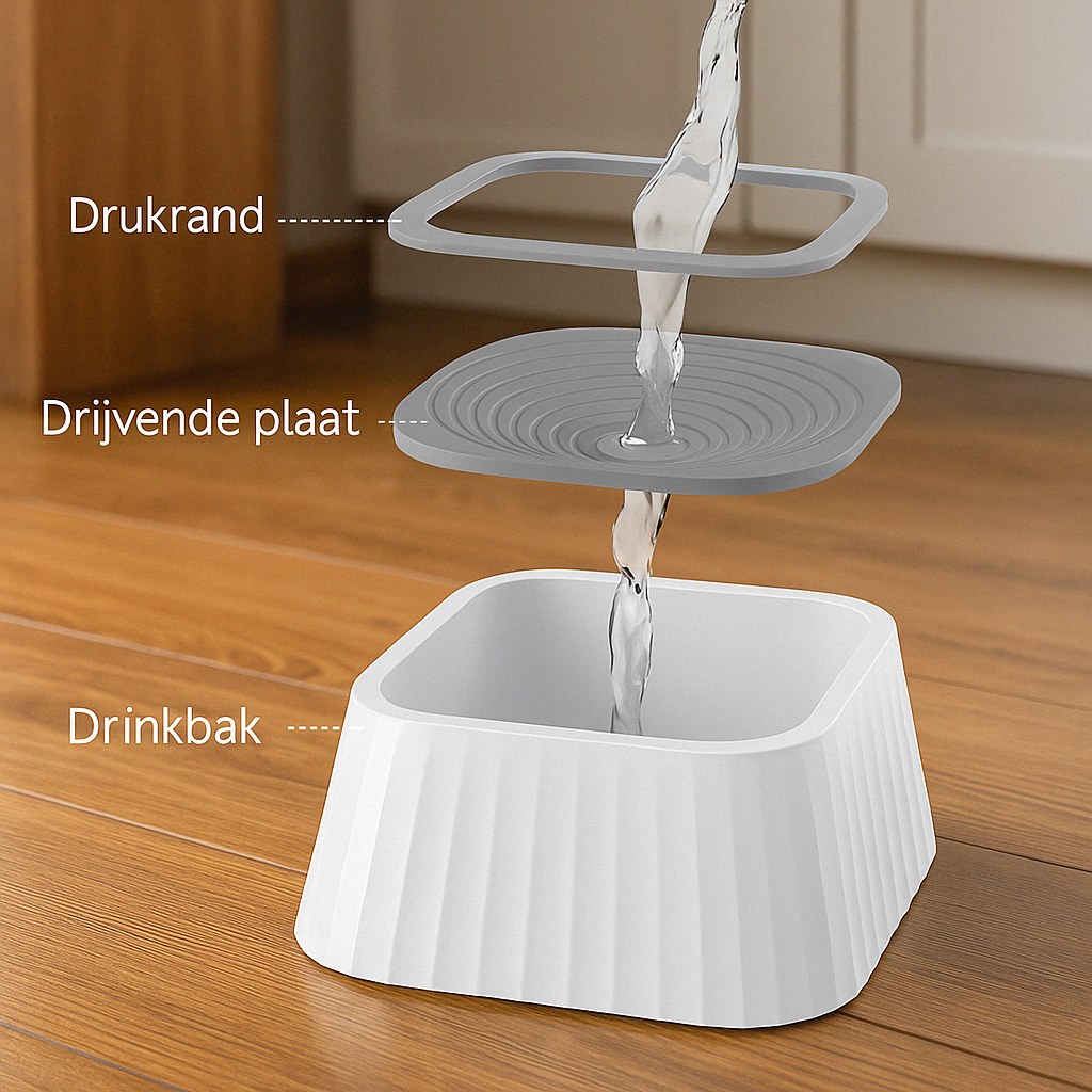 SpillStop™ | Anti-Mors Honden Drinkbak