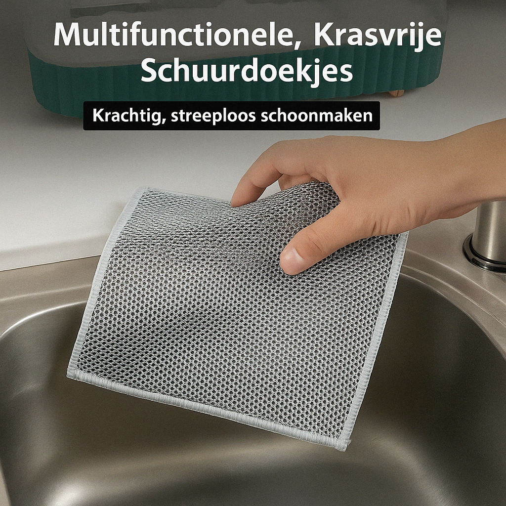 ShineMesh™ | Premium RVS Schuurdoekjes