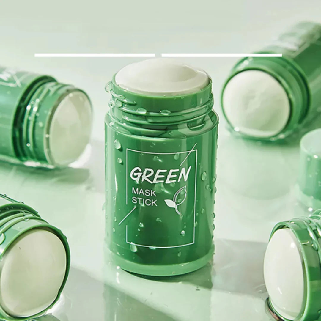ClearGlow™️ | Groene Gezichtsmasker tegen Zwarte Puntjes