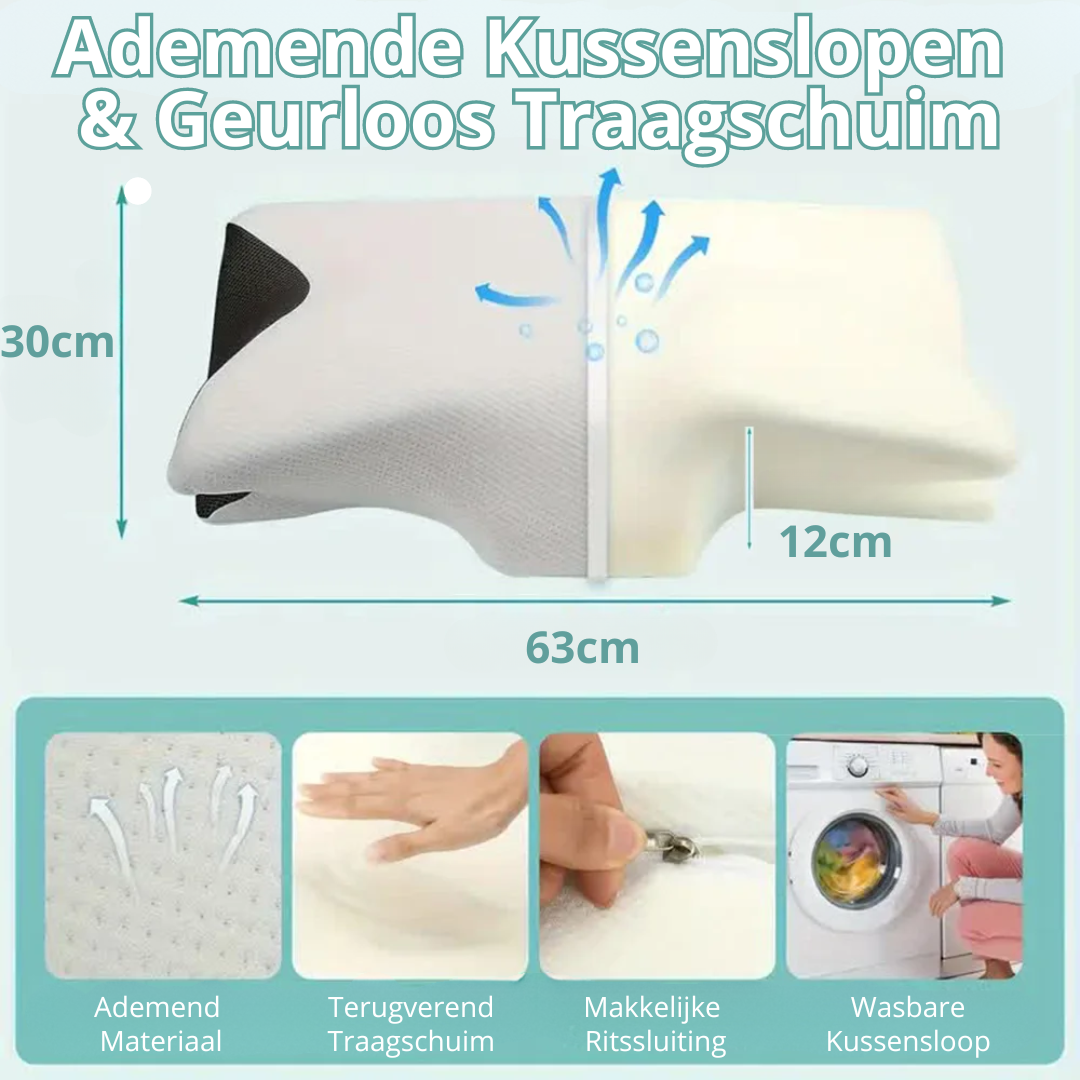 SlaapZen™ | Ergonomisch Hoofdkussen