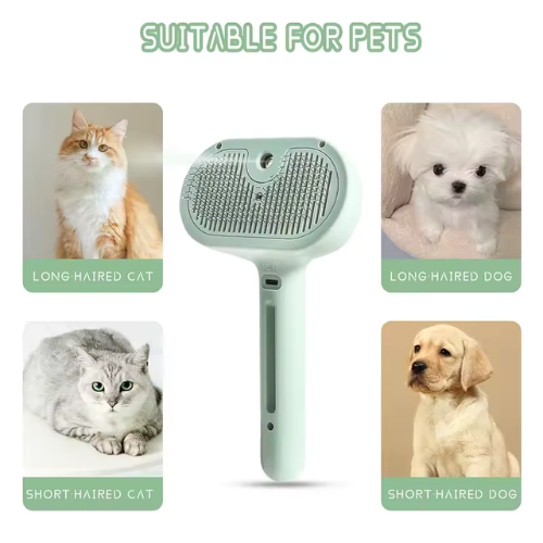FurSteam™️ | Ervaar de ultieme vachtverzorging met de Stoom Spray Vachtkam